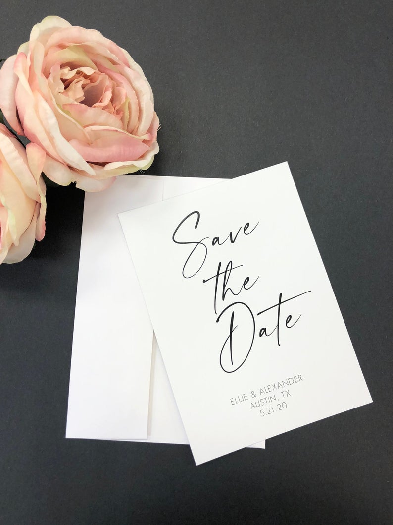 Simple Save the Date Simple Save the Date