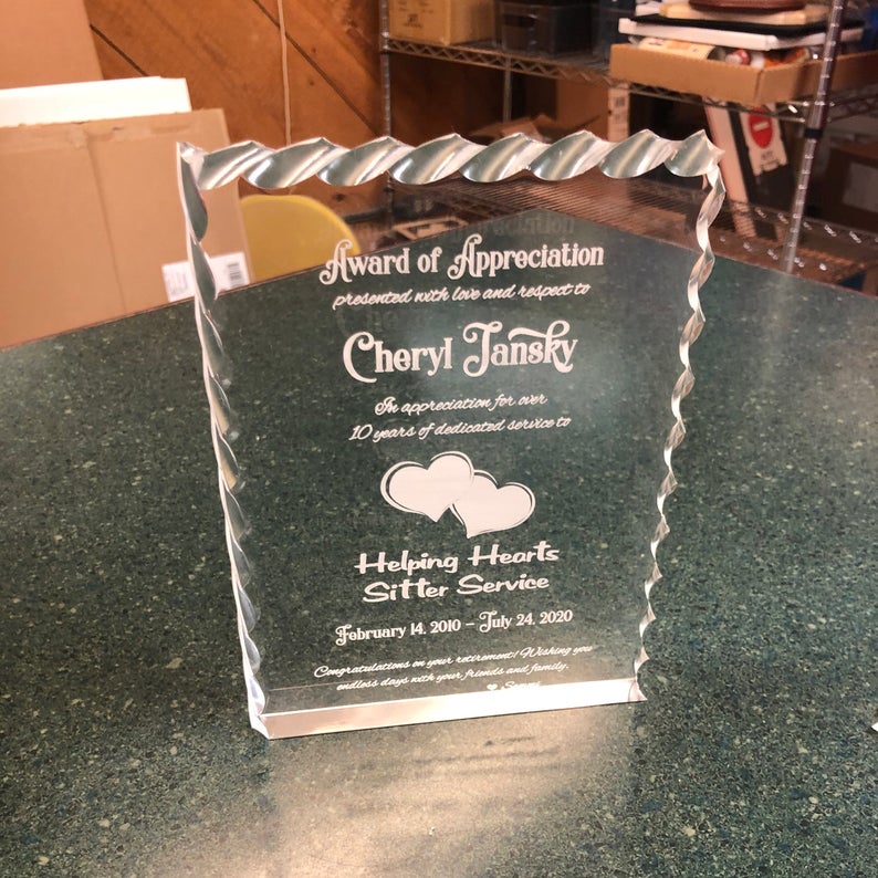 Acrylic Plaque Acrylic Plaque