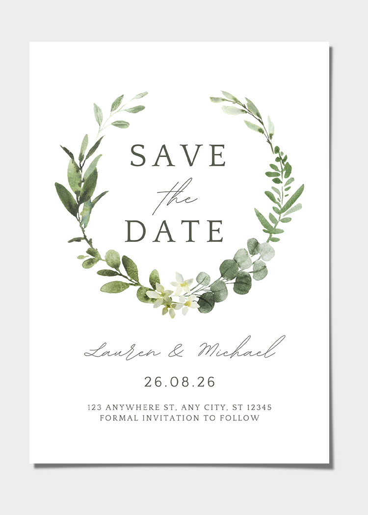 Elegant Save the Date