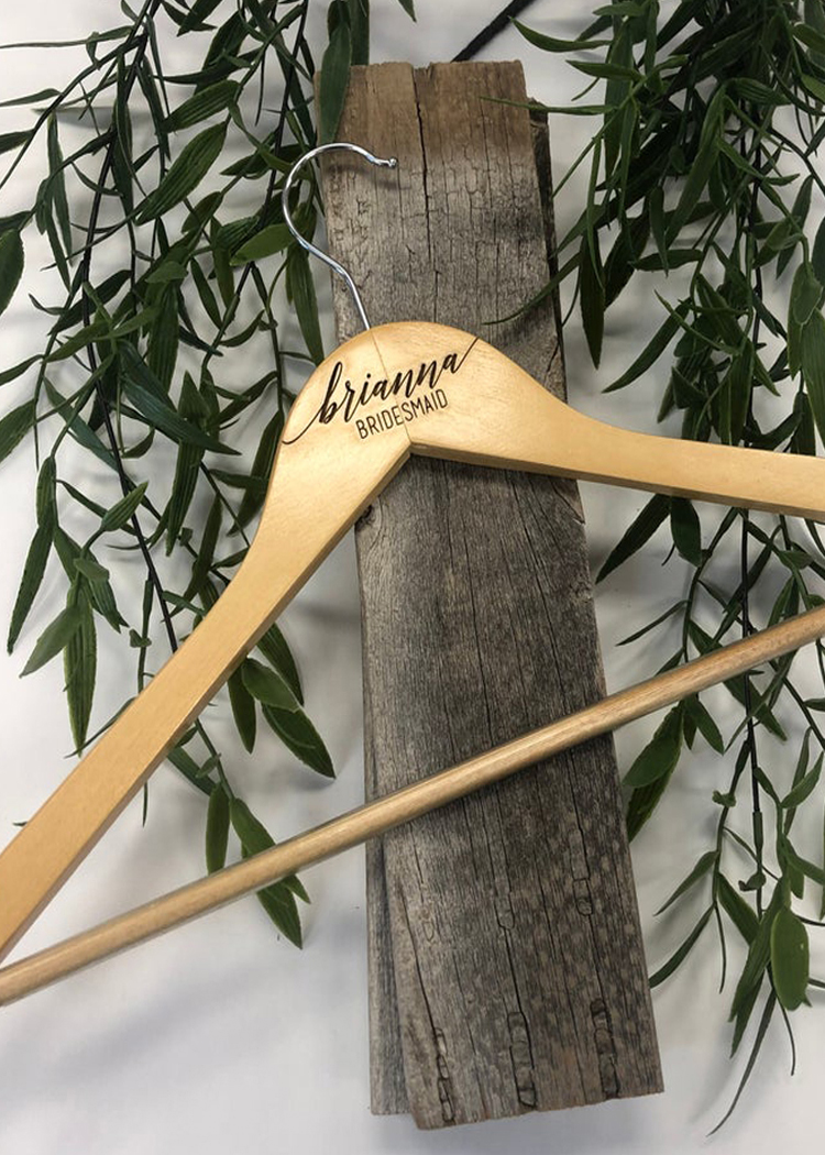 Engraved Bridesmaid Hanger