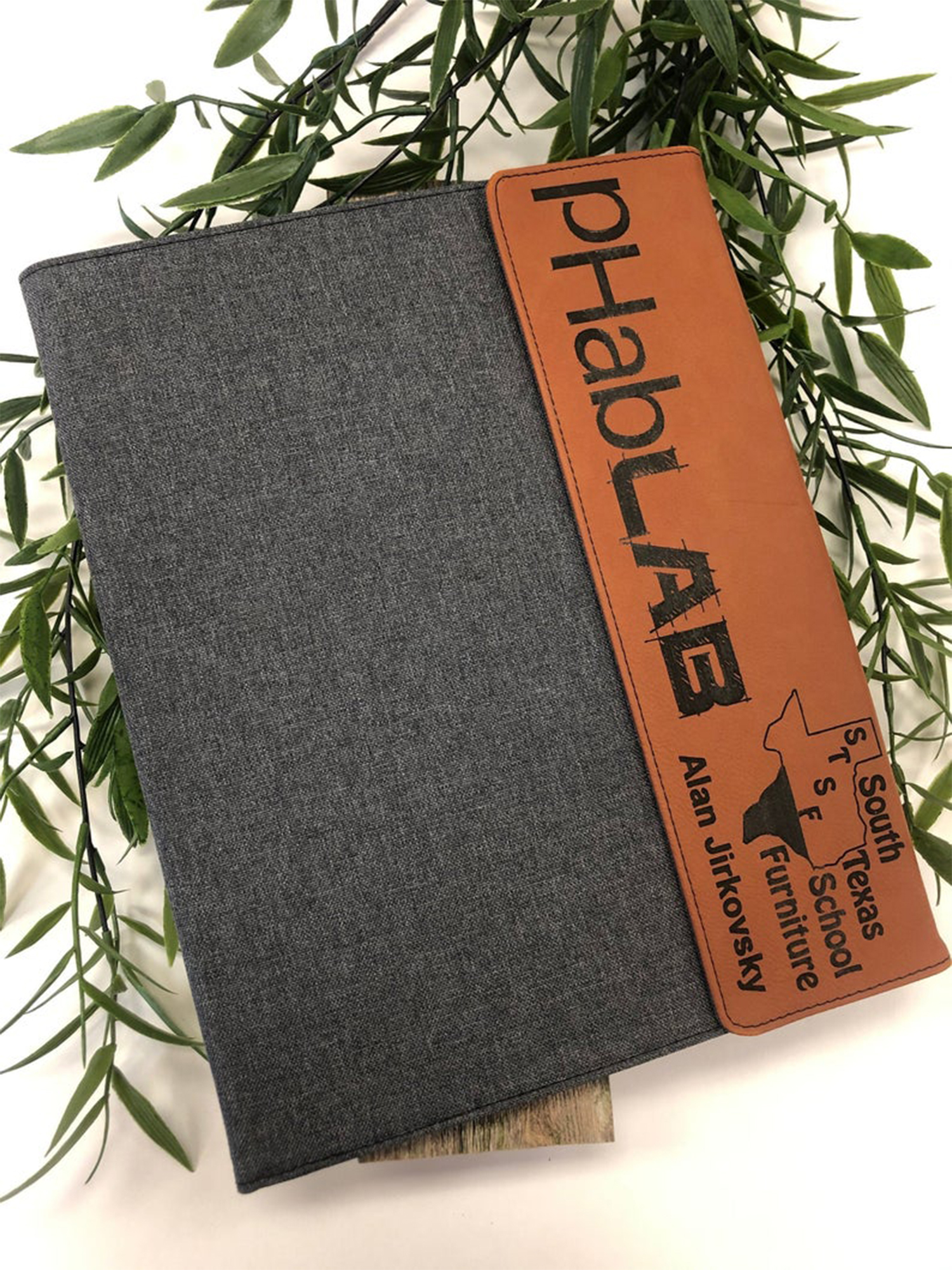 Laser Engraved Portfolio