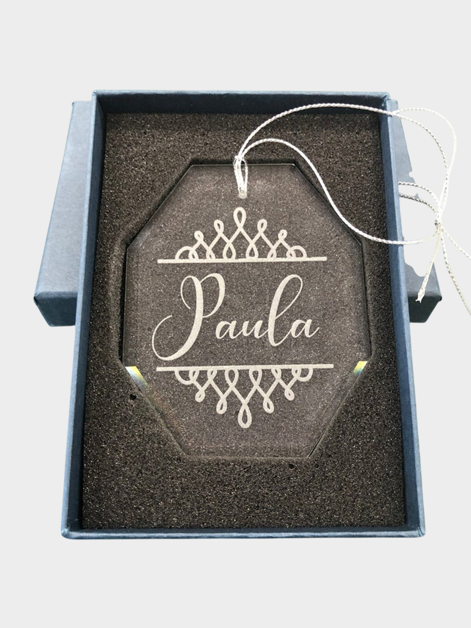 Personalized Glass Ornament