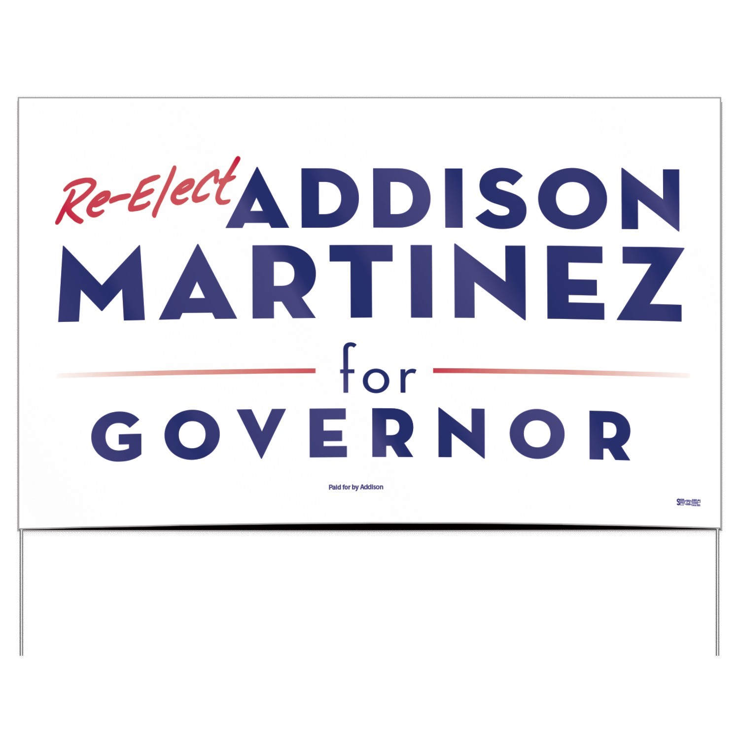 Double Sided Poly Bag Yard Sign (16" x 26")