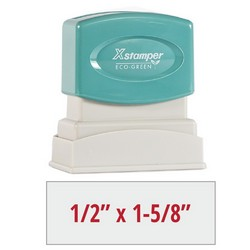 1/2" x 1-5/8" Quix Pre-Inked Stamp