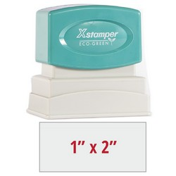 1" x 2" Quix Pre-Inked Stamp