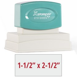 1-1/2" x 2-1/2" Pre-Inked Stamp