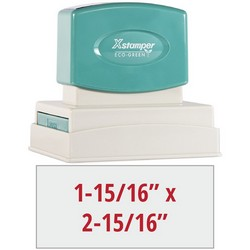 1-15/16" x 2-15/16" Pre-Inked Stamp
