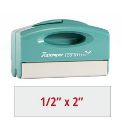 1/2" x 2" Pre-Inked Stamp