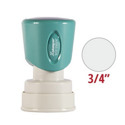 3/4" Diameter Pre-Inked Stamp