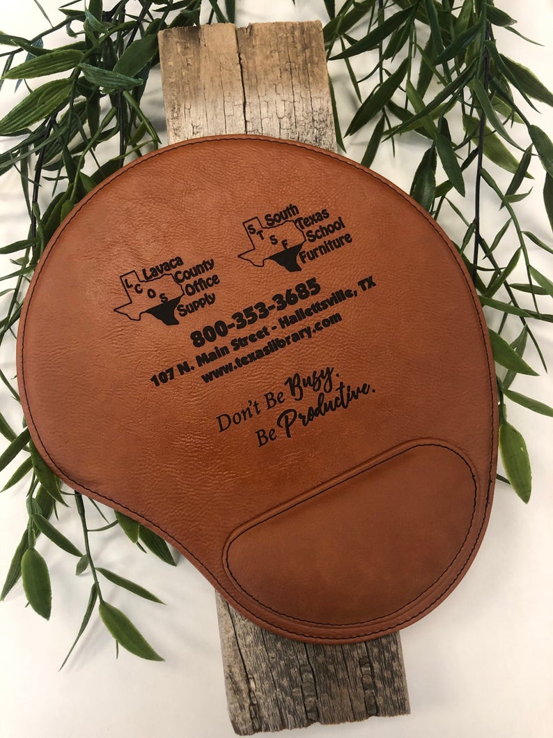 Personalized Mousepad with Wrist Support 1