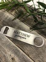 Engraved Stainless Bottle Opener 2