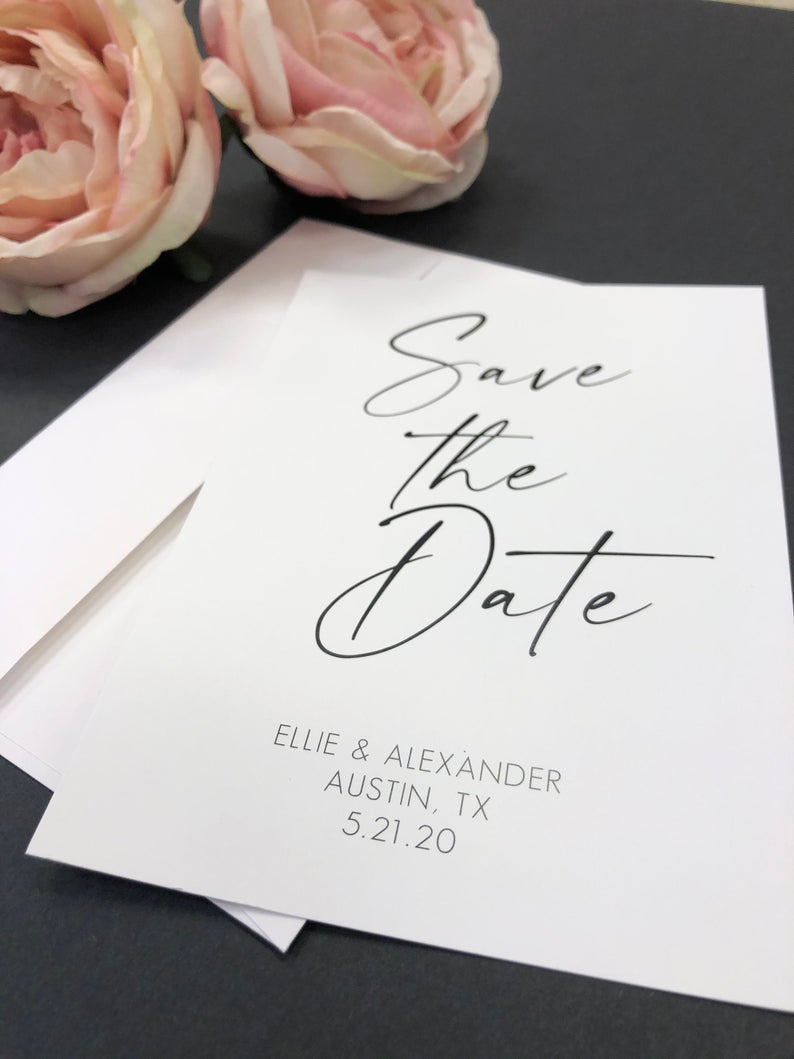 Simple Save the Date 2