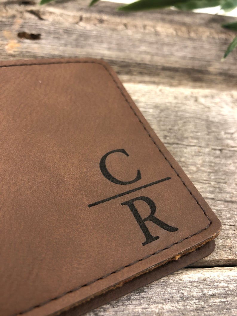 Engraved Leather Wallet 2