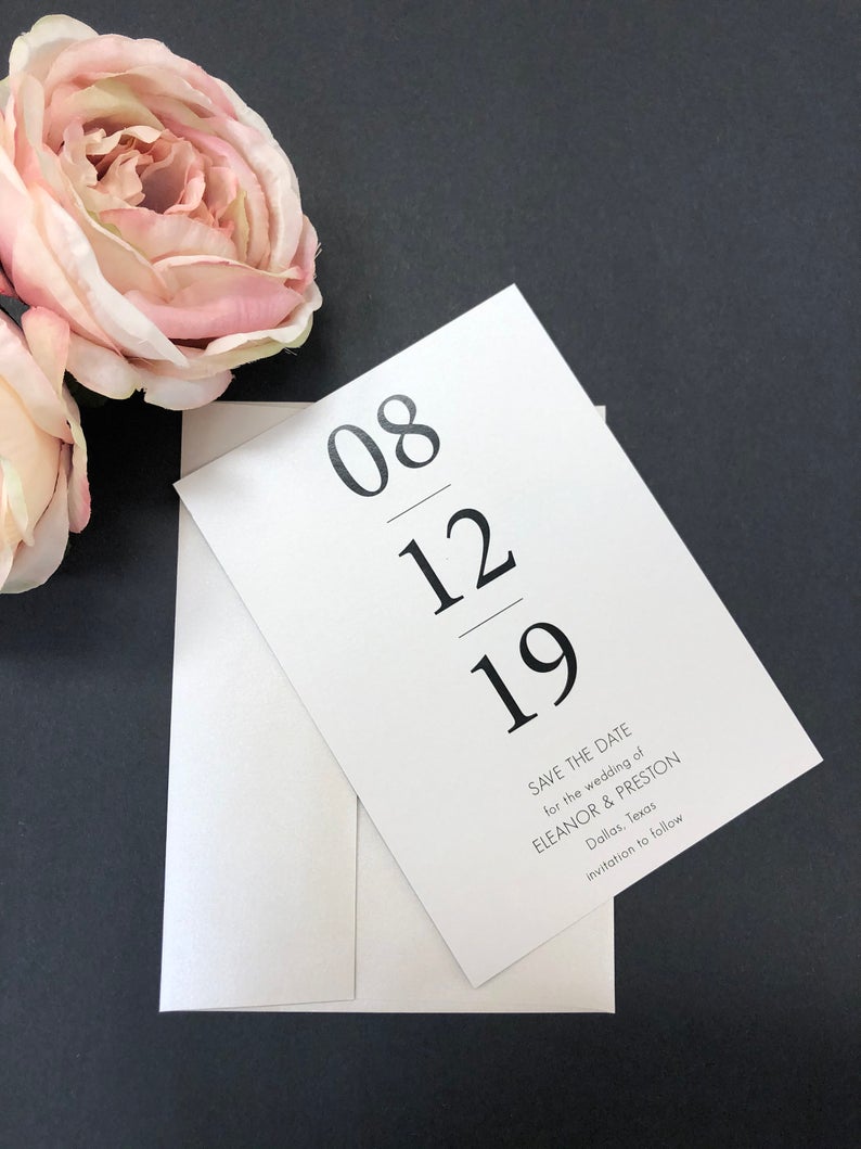 Elegant Save the Date 2