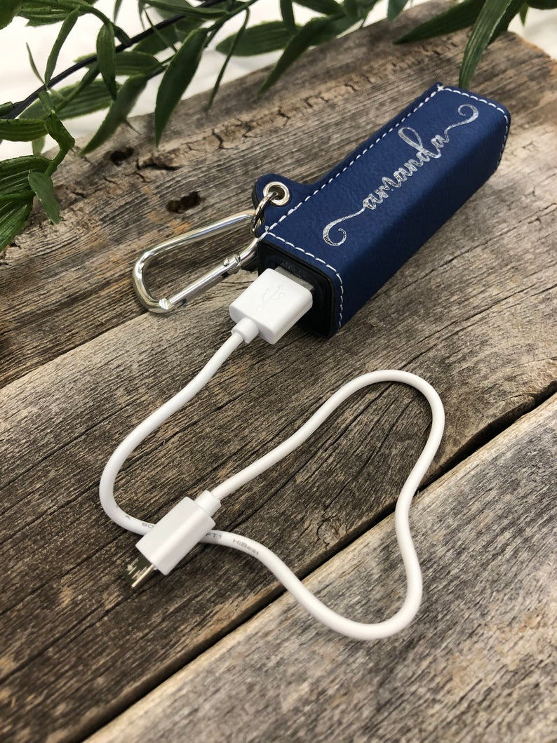 Laser Engraved Portable Charger 2