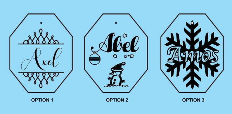 Personalized Glass Ornament 3