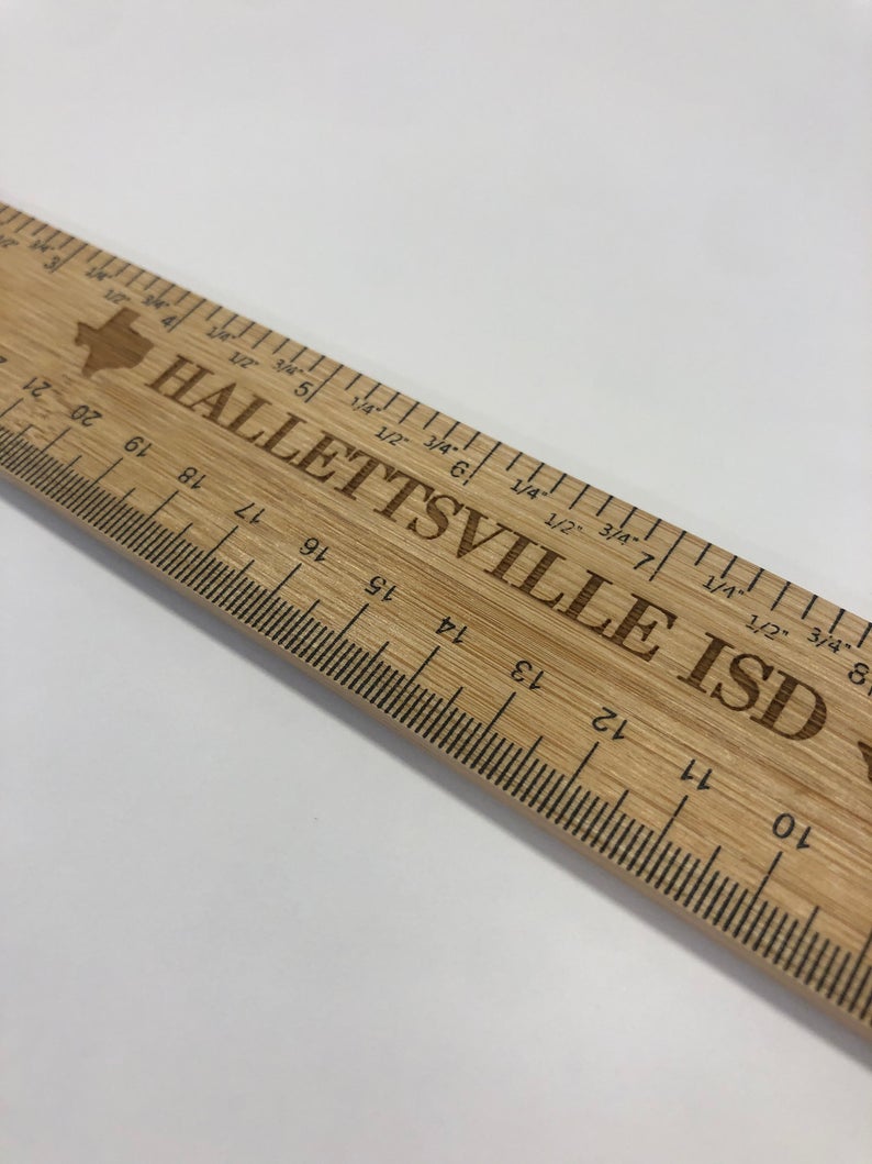 Engraved Wooden Ruler 3