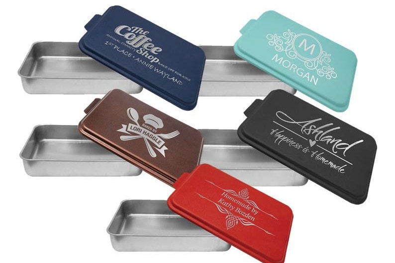 Engraved Cake Pan Lid (with pan) 4