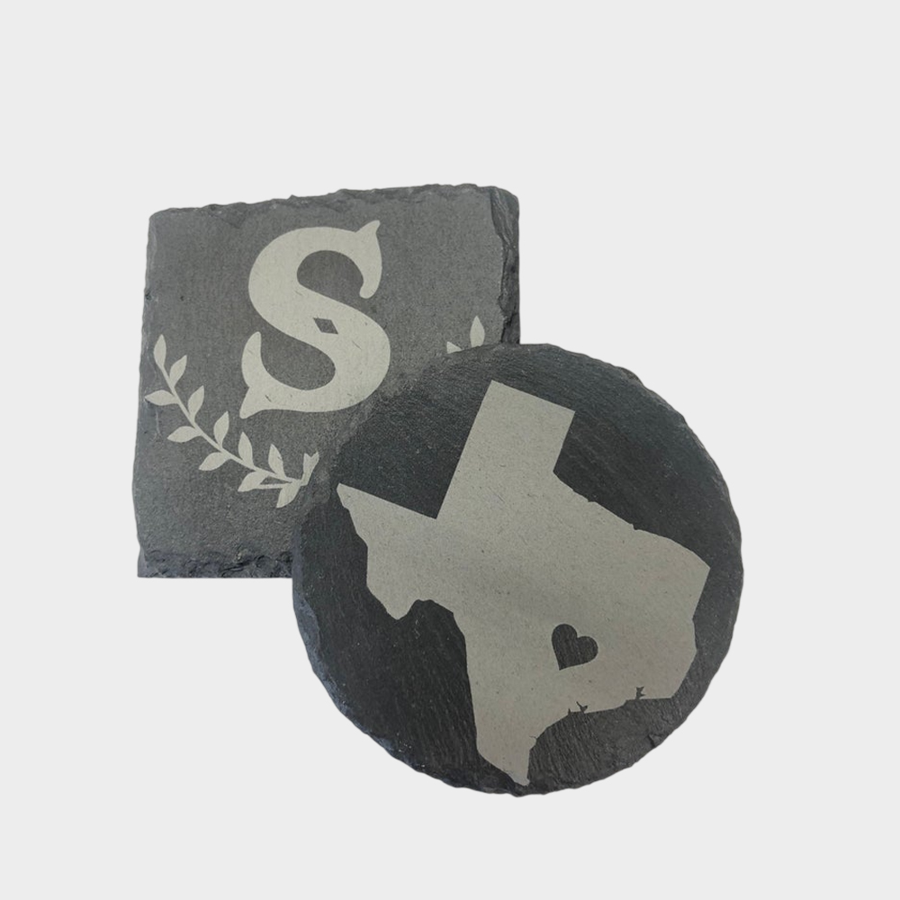Laser Engraved Slate Coaster - Set of 4_2