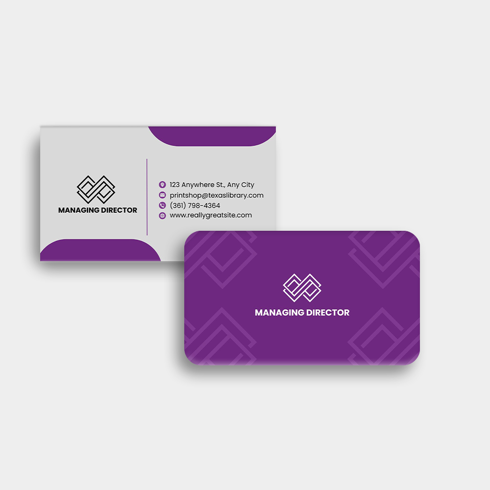 Metallic Business Cards 1
