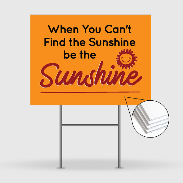 4mm Coroplast Signs — printed materials for business branding, promotions, and events