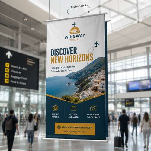 Blockout Vinyl Double Sided Banner