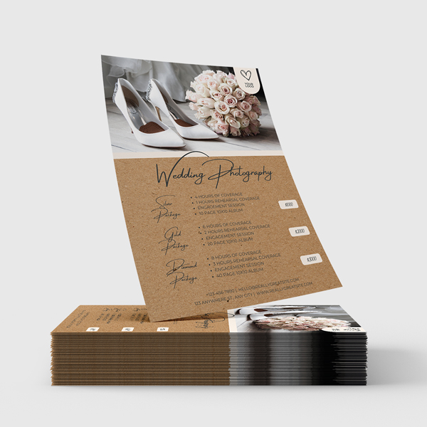 Brown Kraft Sell Sheets Brown Kraft Sell Sheets — printed materials for business branding, promotions, and events
