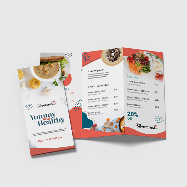 Common Menus — printed materials for business branding, promotions, and events