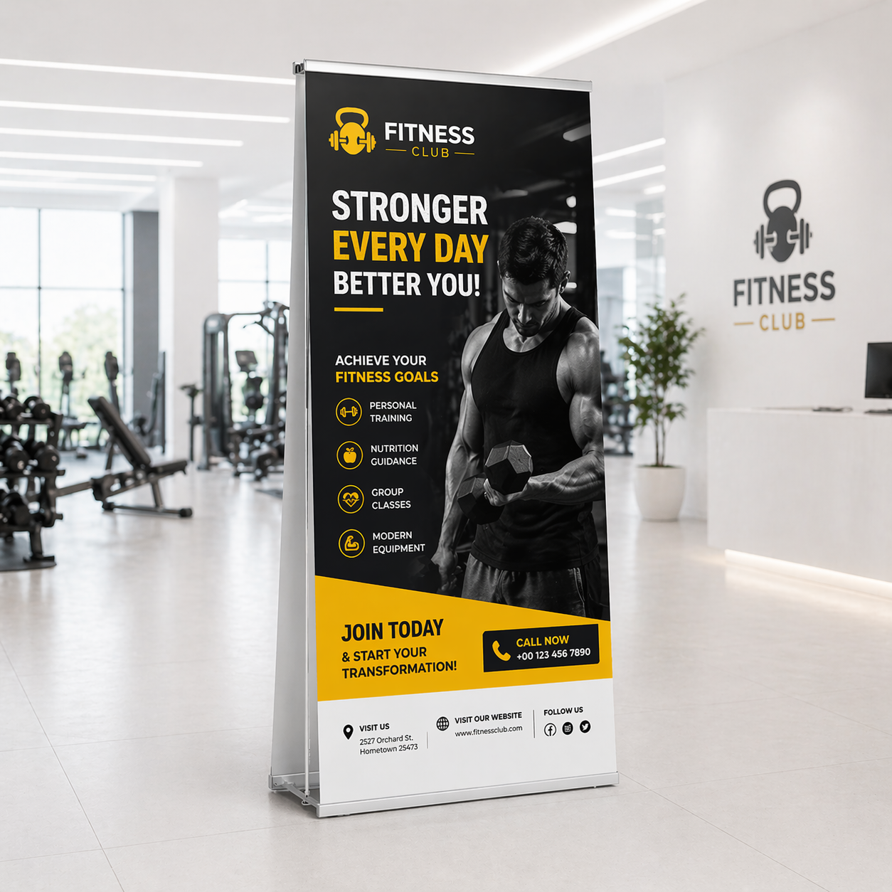Deluxe Double-Sided Retractable Banner Stands — durable banners for storefront displays, trade shows, and events