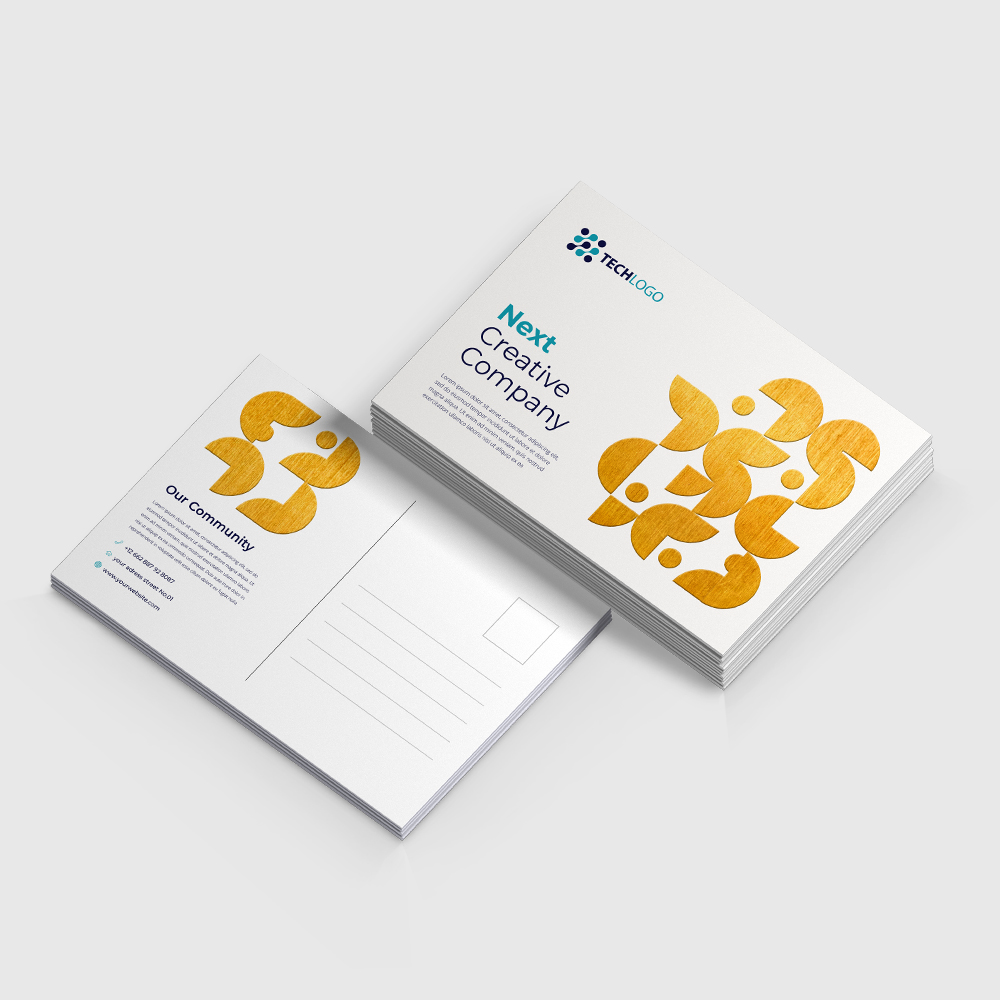 Foil Worx Postcards for Events and Direct Mail