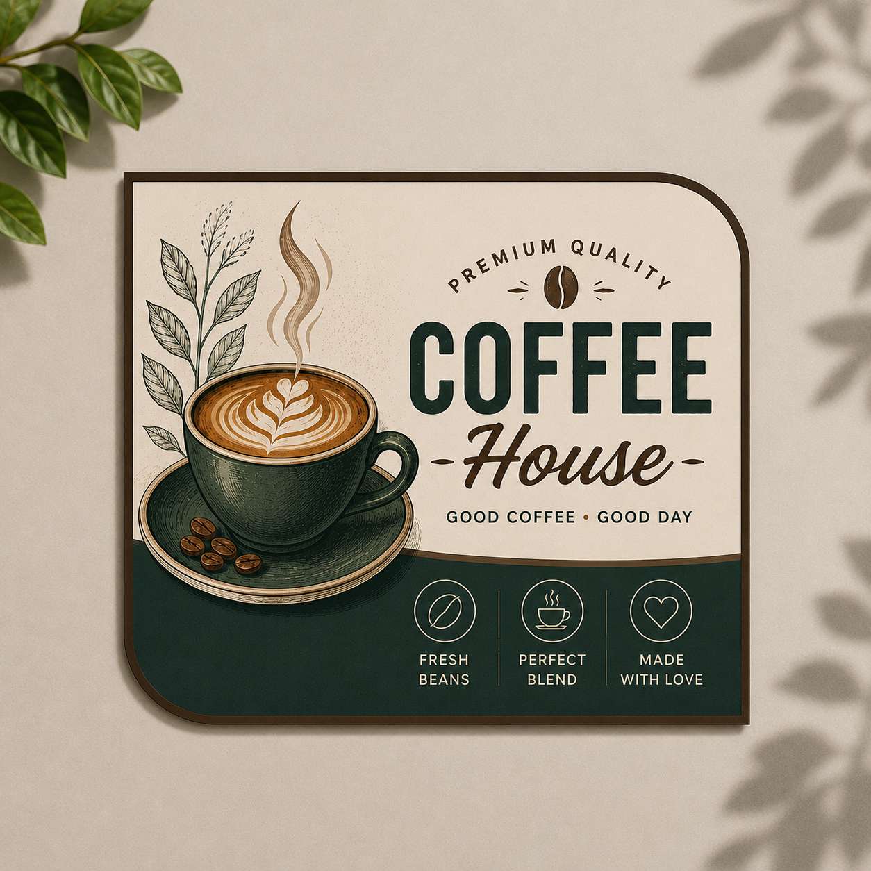 Leaf Stickers — custom stickers for branding, packaging, and giveaways