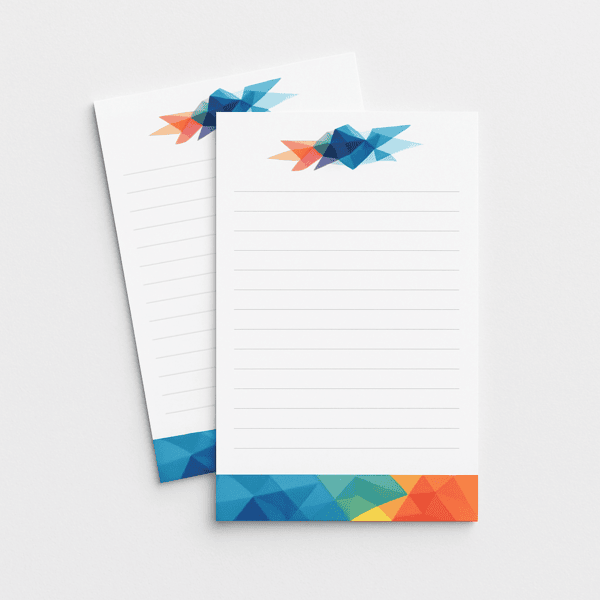 Notepads — printed materials for business branding, promotions, and events