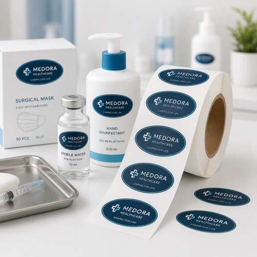 Oval Roll Labels - Oval Roll for Product Packaging