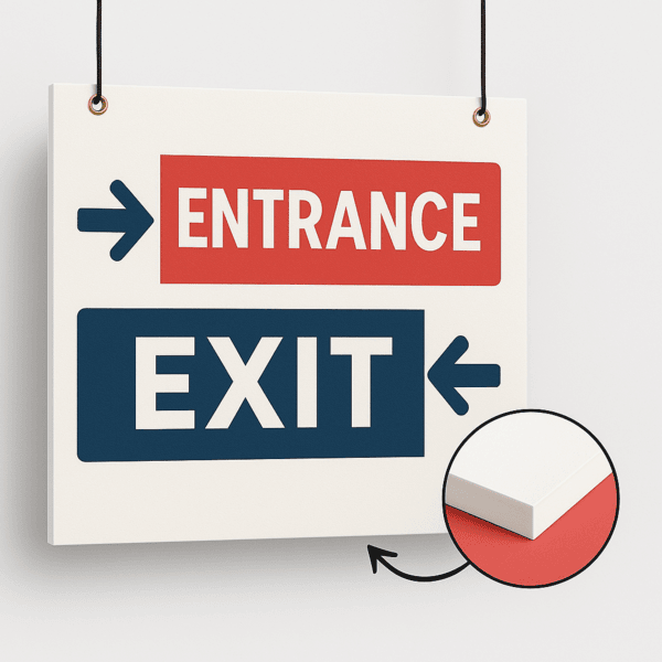 PVC Sign — printed materials for business branding, promotions, and events