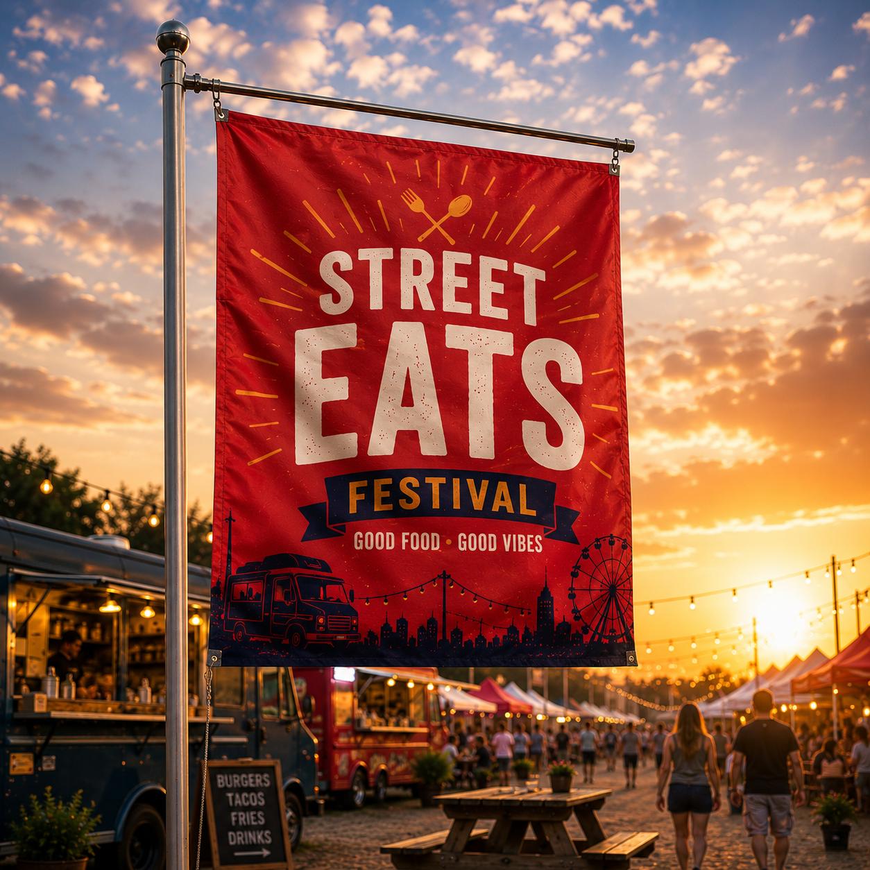 Pole Flags Pole Flags — printed materials for business branding, promotions, and events