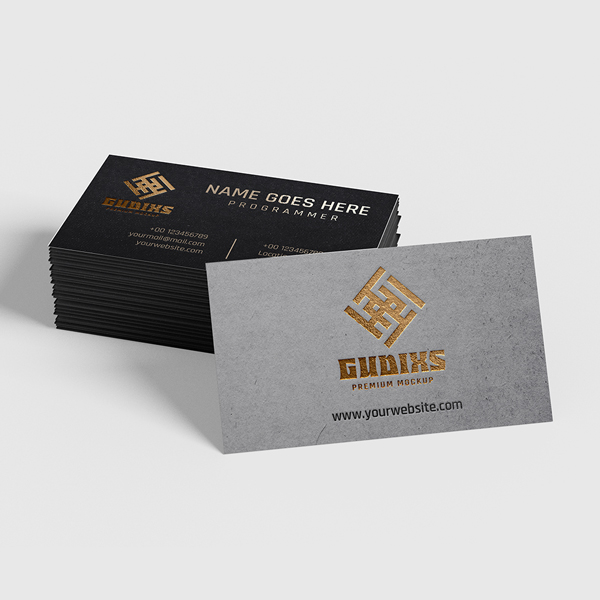 Raised Foil Business Cards Foil for Networking and Branding