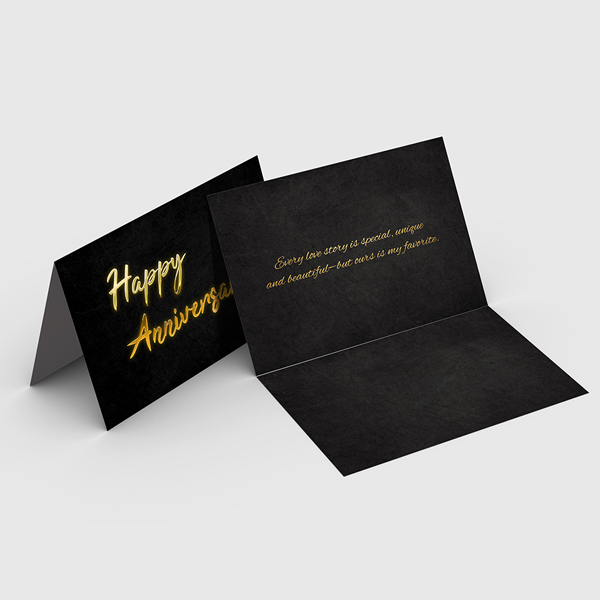 Raised Foil Greeting Cards — printed materials for business branding, promotions, and events Foil