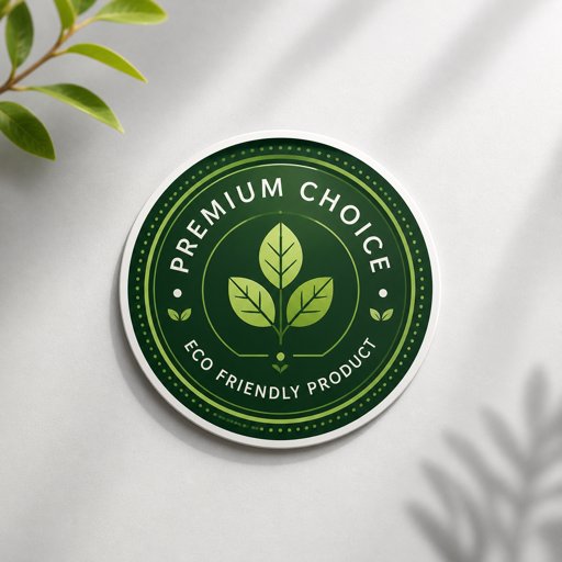 Round Stickers  for Branding and Packaging