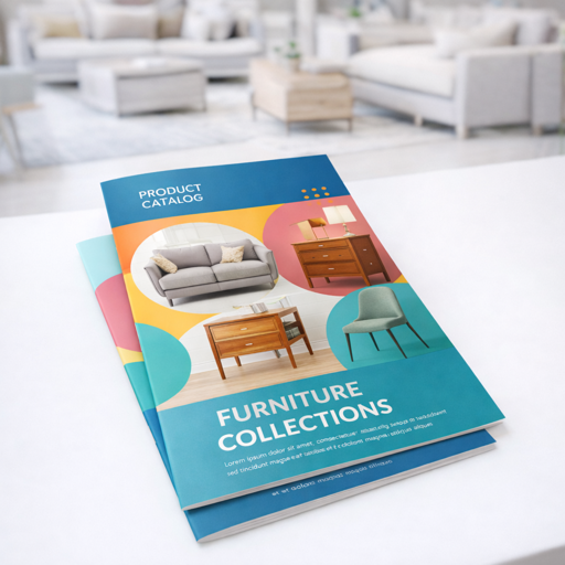 Saddle Stitch Booklet  for Business Use