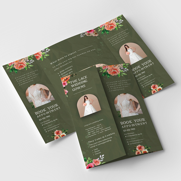 Specialty Folds Brochures — brochures for product showcase, sales meetings, and business promotions