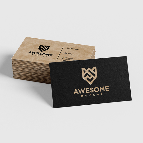 Suede Business Cards  for Networking and Branding