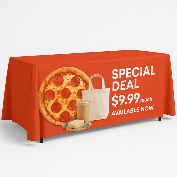 Table Cloths — printed materials for business branding, promotions, and events