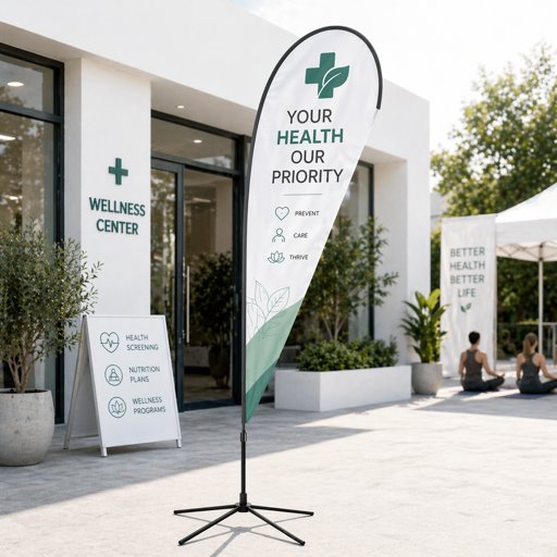 Teardrop Flags  for Business Use