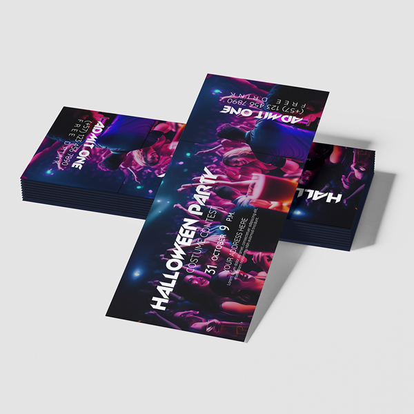 Variable Numbering Event Tickets — printed materials for business branding, promotions, and events