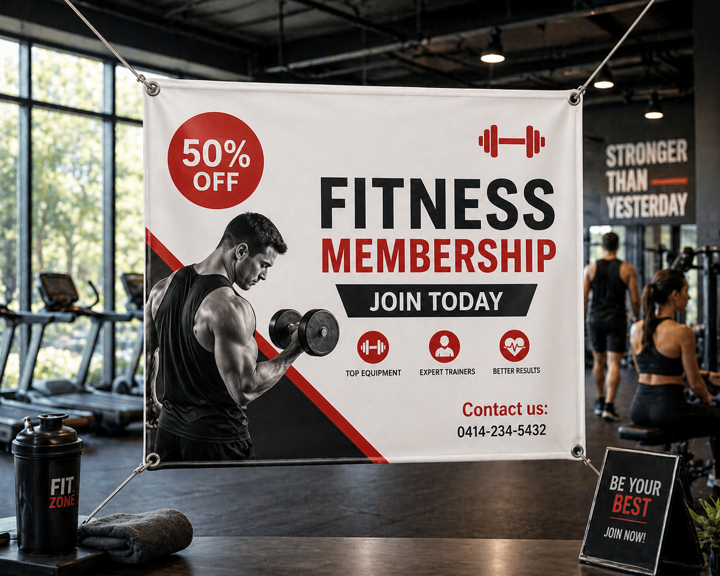 Vinyl Banner — durable banners for storefront displays, trade shows, and events