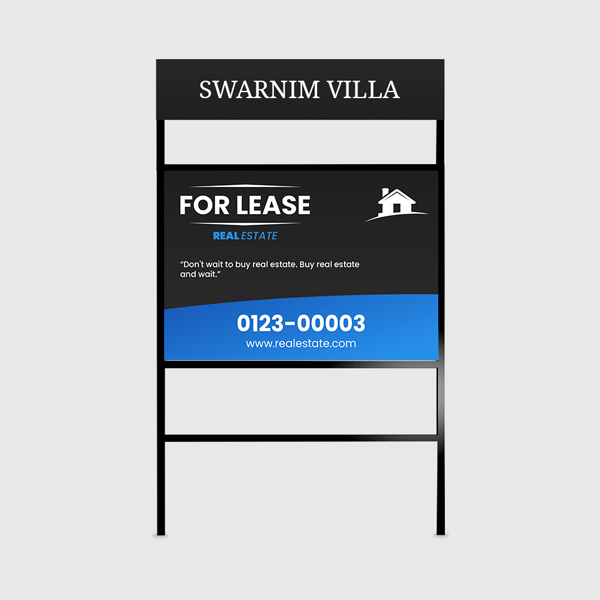 Coroplast Rider Signs — printed materials for business branding, promotions, and events