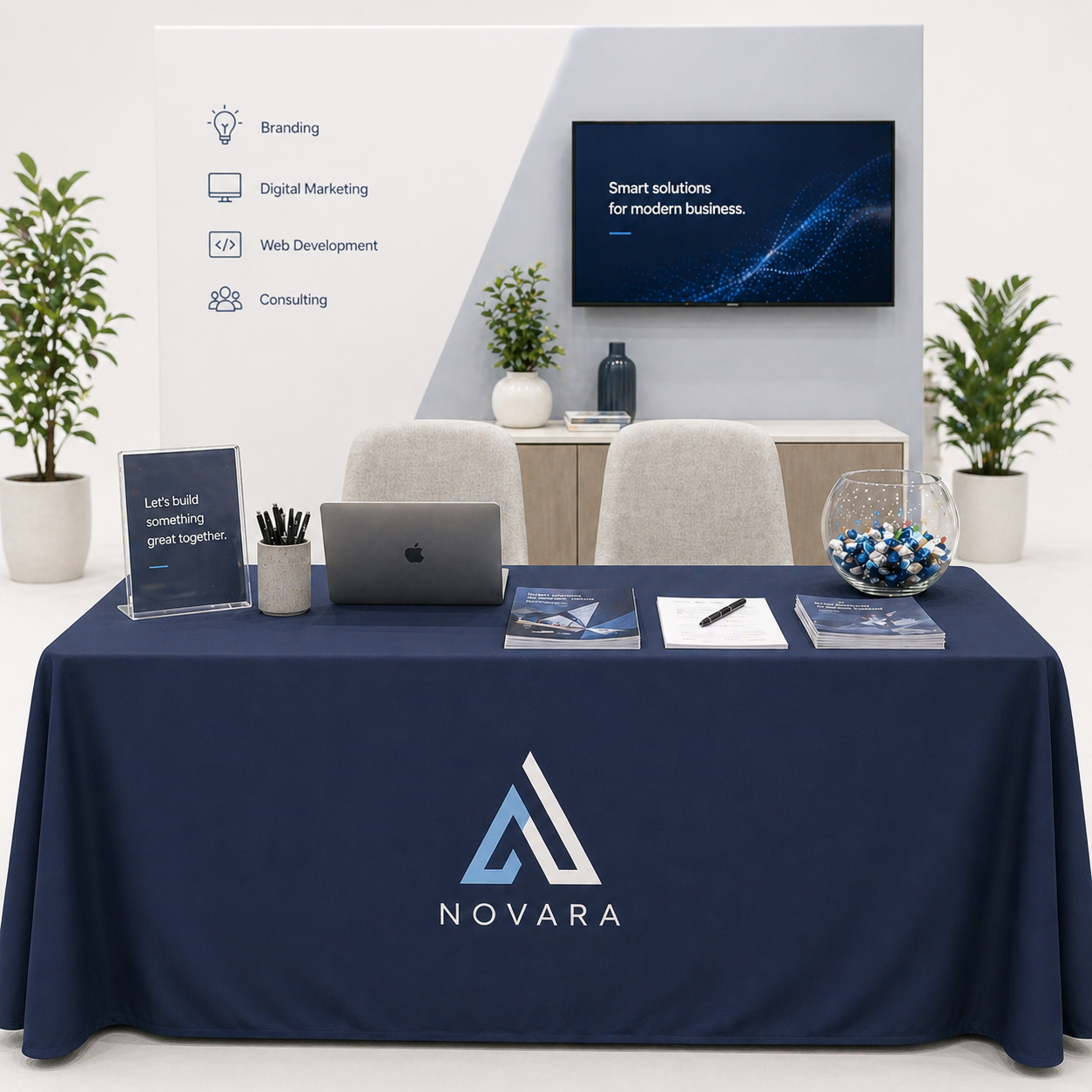 Table Cloths — printed materials for business branding, promotions, and events