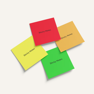 Sticky Notes  (100 Sheets Per Pack)