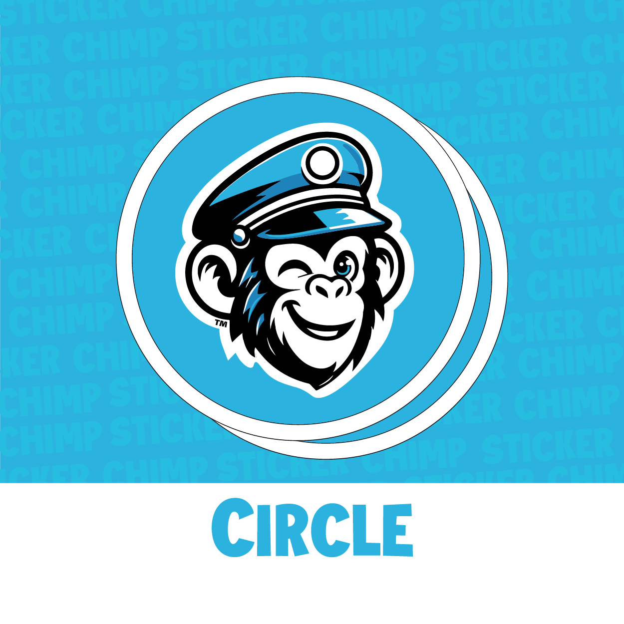 Custom Circle Stickers | Personalized Vinyl Stickers | StickerChimp.com™