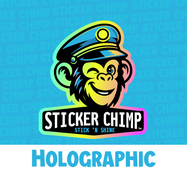 Custom Holographic Stickers | Personalized Vinyl Stickers | StickerChimp.com™
